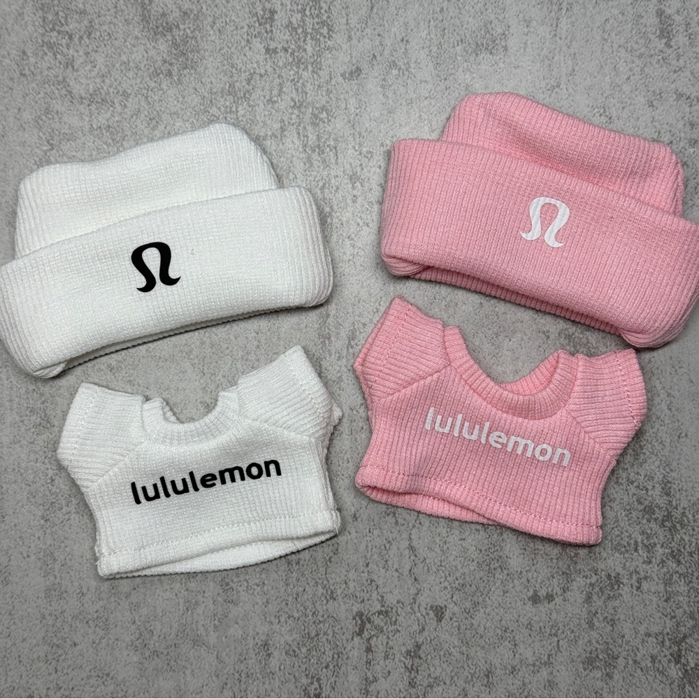 lululemon outfit for labubu keychain V1, V2, V3